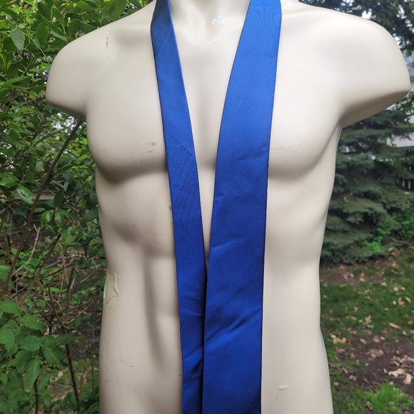 Michael Michael Kors Men's 100% Silk Designer Tie Blue - Picture 8 of 8